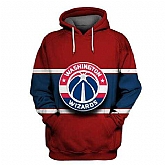 Wizards Red All Stitched Hooded Sweatshirt,baseball caps,new era cap wholesale,wholesale hats